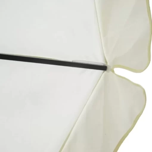 vidaXL Lawn & Garden*16' Parasol White Aluminum