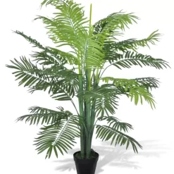 vidaXL Decor*Artificial Phoenix Palm Tree With Pot 51"