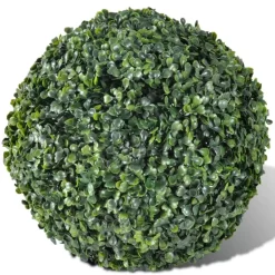 vidaXL Decor*Boxwood Ball Artificial Leaf Topiary Ball 10.6" 2 Pcs