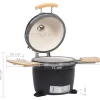 vidaXL Kitchen & Dining*Kamado Barbecue Grill Smoker Ceramic 17.3