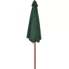 vidaXL Lawn & Garden*Parasol Green 101.6