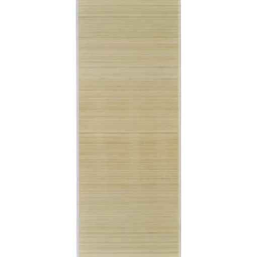 vidaXL Decor*Rectangular Natural Bamboo Rug 31.5" X 78.7"