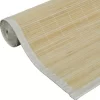 vidaXL Decor*Rectangular Natural Bamboo Rug 31.5