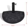 vidaXL Lawn & Garden*Resin Half Round Parasol Base