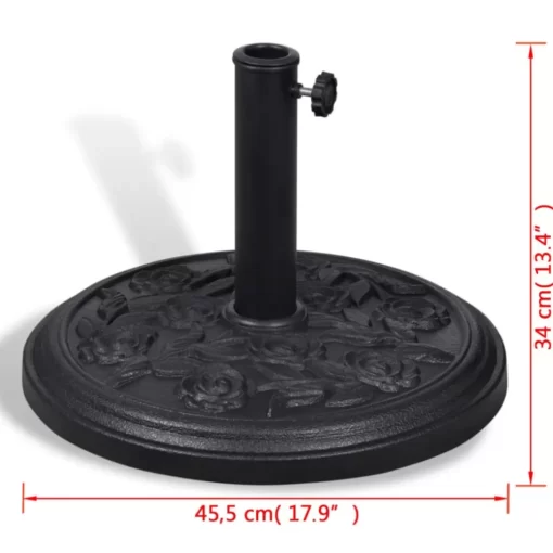 vidaXL Lawn & Garden*Resin Round Parasol Base