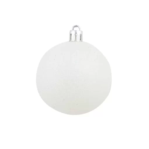 vidaXL Decor* 100 Piece Christmas Ball Set 1.2"/1.6"/2.4" White/Gray