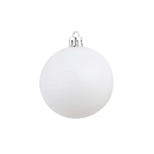 vidaXL Decor* 100 Piece Christmas Ball Set 1.2"/1.6"/2.4" White/Gray