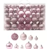 vidaXL Decor* 100 Piece Christmas Ball Set Pink