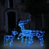 vidaXL Decor* 3 Piece Christmas Light Display Reindeers 229 Leds