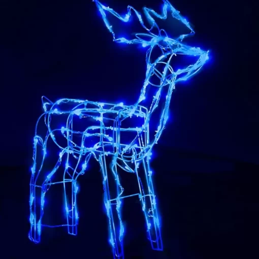 vidaXL Decor* 3 Piece Christmas Light Display Reindeers 229 Leds