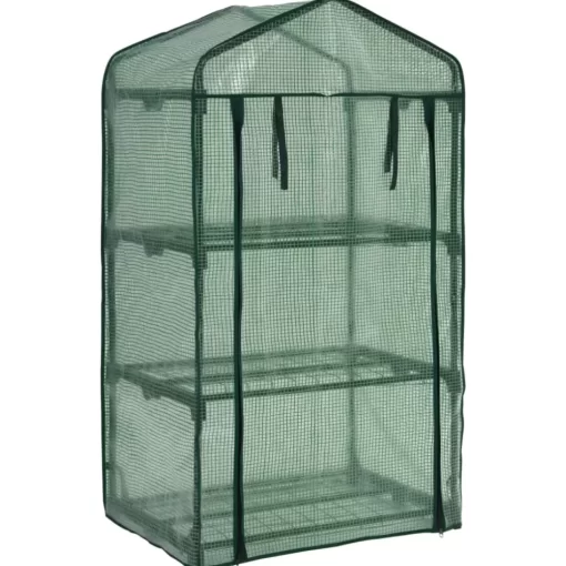 vidaXL Lawn & Garden* 3-Tier Mini Greenhouse 27.2"X19.3"X49.2"