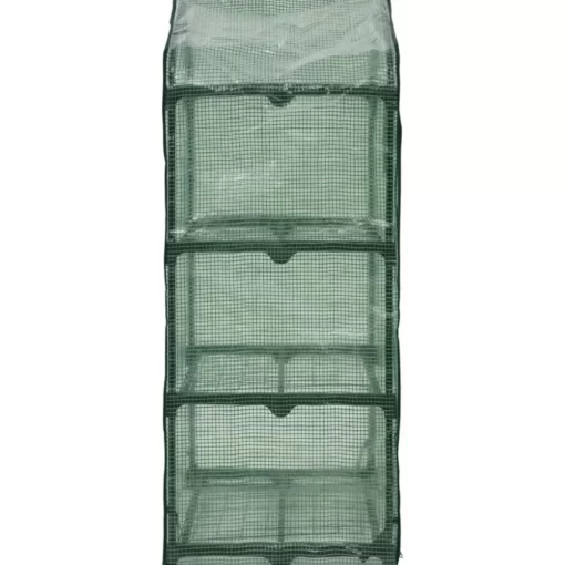 vidaXL Lawn & Garden* 3-Tier Mini Greenhouse 27.2"X19.3"X49.2"