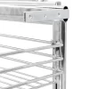 vidaXL Kitchen & Dining* 3-Tier Pull-Out Kitchen Wire Basket Silver 18.5