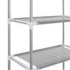 vidaXL Bathroom Accessories* 3-Tier Storage Rack Over Toilet Silver 20.9