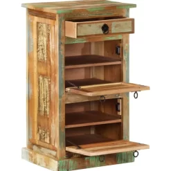 vidaXL Household Supplies* 4-Layer Shoe Cabinet With Drawer Solid Reclaimed Wood