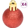 vidaXL Decor* 70 Piece Christmas Bauble Set Gold And Red