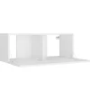 vidaXL Tv Benches & Tv Stands* 8 Piece Tv Stand Set White Engineered Wood