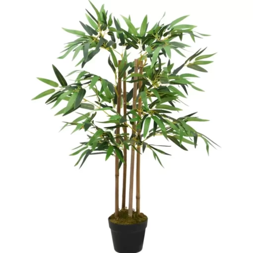 vidaXL Decor* Artificial Bamboo Plant Twiggy With Pot 35.4"