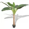 vidaXL Decor* Artificial Banana Tree Plant With Pot 59