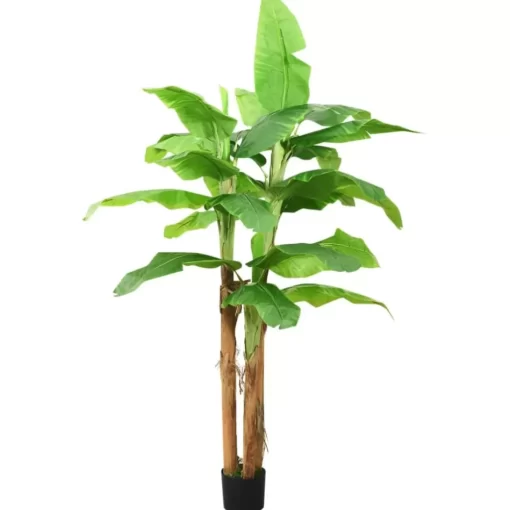 vidaXL Decor* Artificial Banana Tree With Pot 118.1" Green