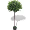 vidaXL Decor* Artificial Bay Tree Plant With Pot 49.2