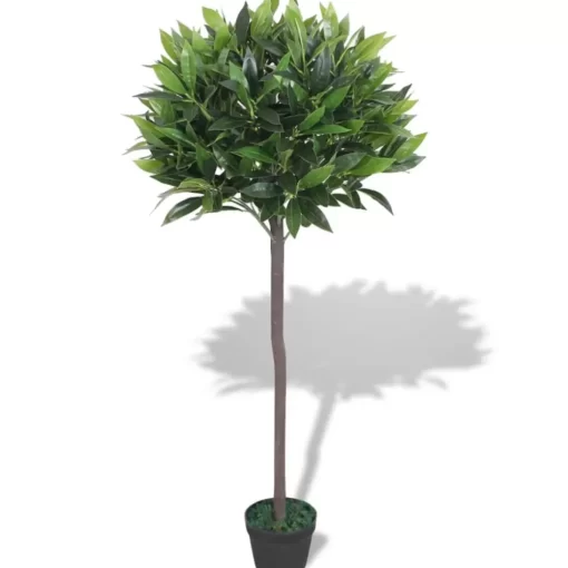 vidaXL Decor* Artificial Bay Tree Plant With Pot 49.2" Green