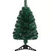 vidaXL Decor* Artificial Christmas Tree Green 2 Ft Fiber Optic