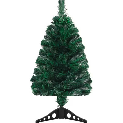 vidaXL Decor* Artificial Christmas Tree Green 2 Ft Fiber Optic