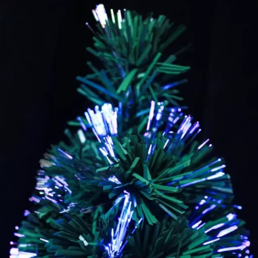 vidaXL Decor* Artificial Christmas Tree Green 2 Ft Fiber Optic