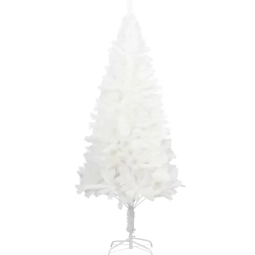 vidaXL Decor* Artificial Christmas Tree Lifelike Needles White 4 Ft