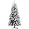 vidaXL Decor* Artificial Christmas Tree With Flocked Snow 47.2