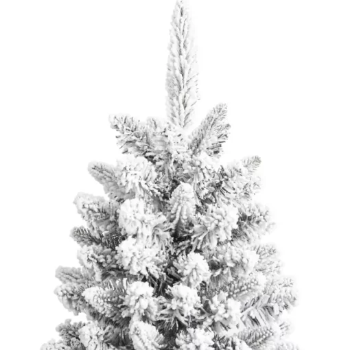 vidaXL Decor* Artificial Christmas Tree With Flocked Snow 47.2" Pvc&Pe