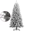 vidaXL Decor* Artificial Christmas Tree With Flocked Snow 47.2