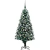 vidaXL Decor* Artificial Christmas Tree With Leds&Ball Set&Pine Cones 59.1