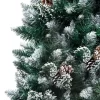 vidaXL Decor* Artificial Christmas Tree With Leds&Ball Set&Pine Cones 59.1