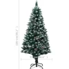 vidaXL Decor* Artificial Christmas Tree With Leds&Ball Set&Pine Cones 59.1