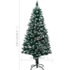 vidaXL Decor* Artificial Christmas Tree With Leds&Ball Set&Pine Cones 59.1