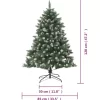 vidaXL Decor* Artificial Christmas Tree With Stand 47.2