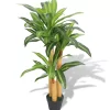 vidaXL Decor* Artificial Dracaena Plant With Pot 39.4