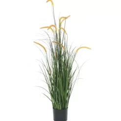 vidaXL Decor* Artificial Grass Plant With Cattail 53.1"