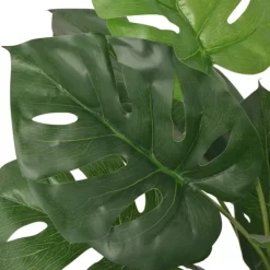 vidaXL Decor* Artificial Monstera Plant With Pot 17.7" Green