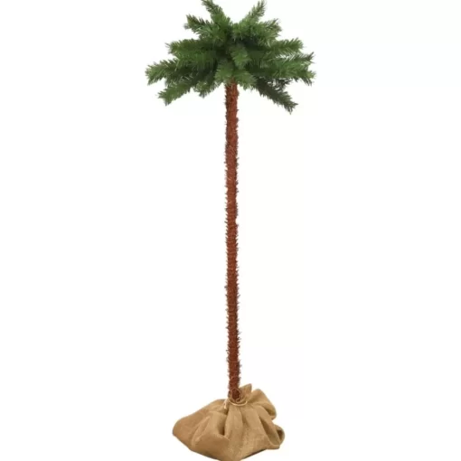 vidaXL Decor* Artificial Palm Tree With Leds 47.2"