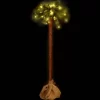 vidaXL Decor* Artificial Palm Tree With Leds 47.2