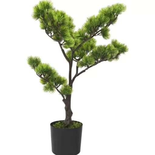 vidaXL Decor* Artificial Pinus Bonsai With Pot 23.6" Green