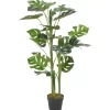 vidaXL Decor* Artificial Plant Monstera With Pot Green 39.4