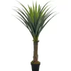 vidaXL Decor* Artificial Plant Yucca Tree With Pot Green 57.1