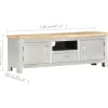 vidaXL Tv Benches & Tv Stands* Aviator Tv Stand 47.2