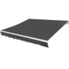 vidaXL Lawn & Garden* Awning Top Sunshade Canvas Anthracite 118.1