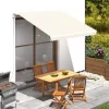 vidaXL Lawn & Garden* Awning Top Sunshade Canvas Cream 118.1