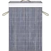 vidaXL Household Supplies* Bamboo Laundry Basket With Single Section Gray